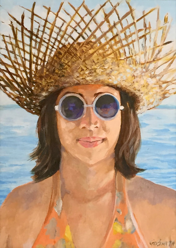 "Amy in a Straw Hat"  
 NFS
